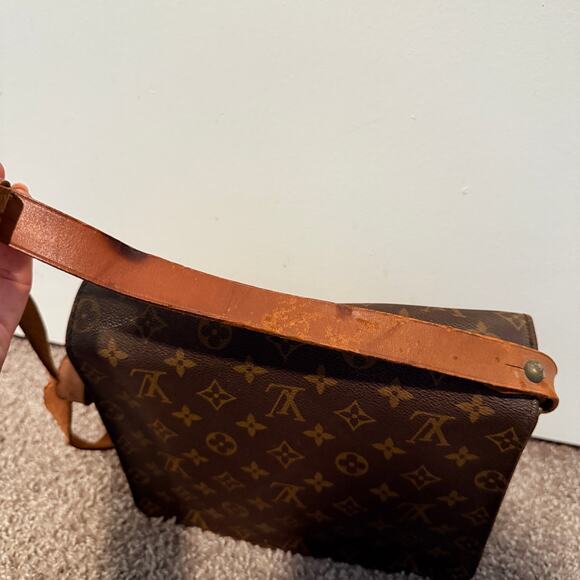 Louis Vuitton LV Cartouchiere GM Crossbody Shoulder Bag Brown Monogram - Picture 8 of 15